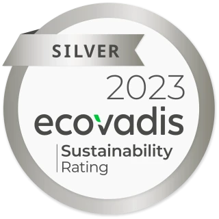 EcoVadis Silver Medal 2023 sustainability rating