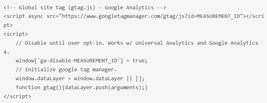 Coding for Google Analytics