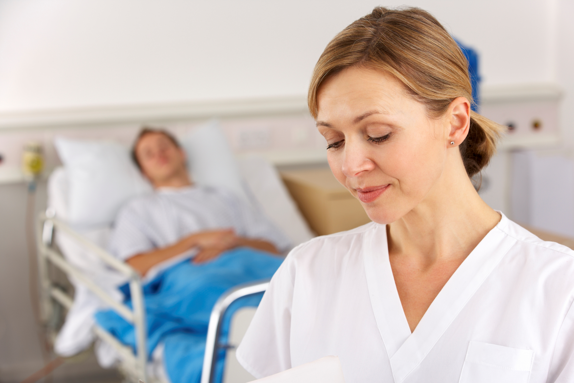 Image of Doctor at hospital with patient