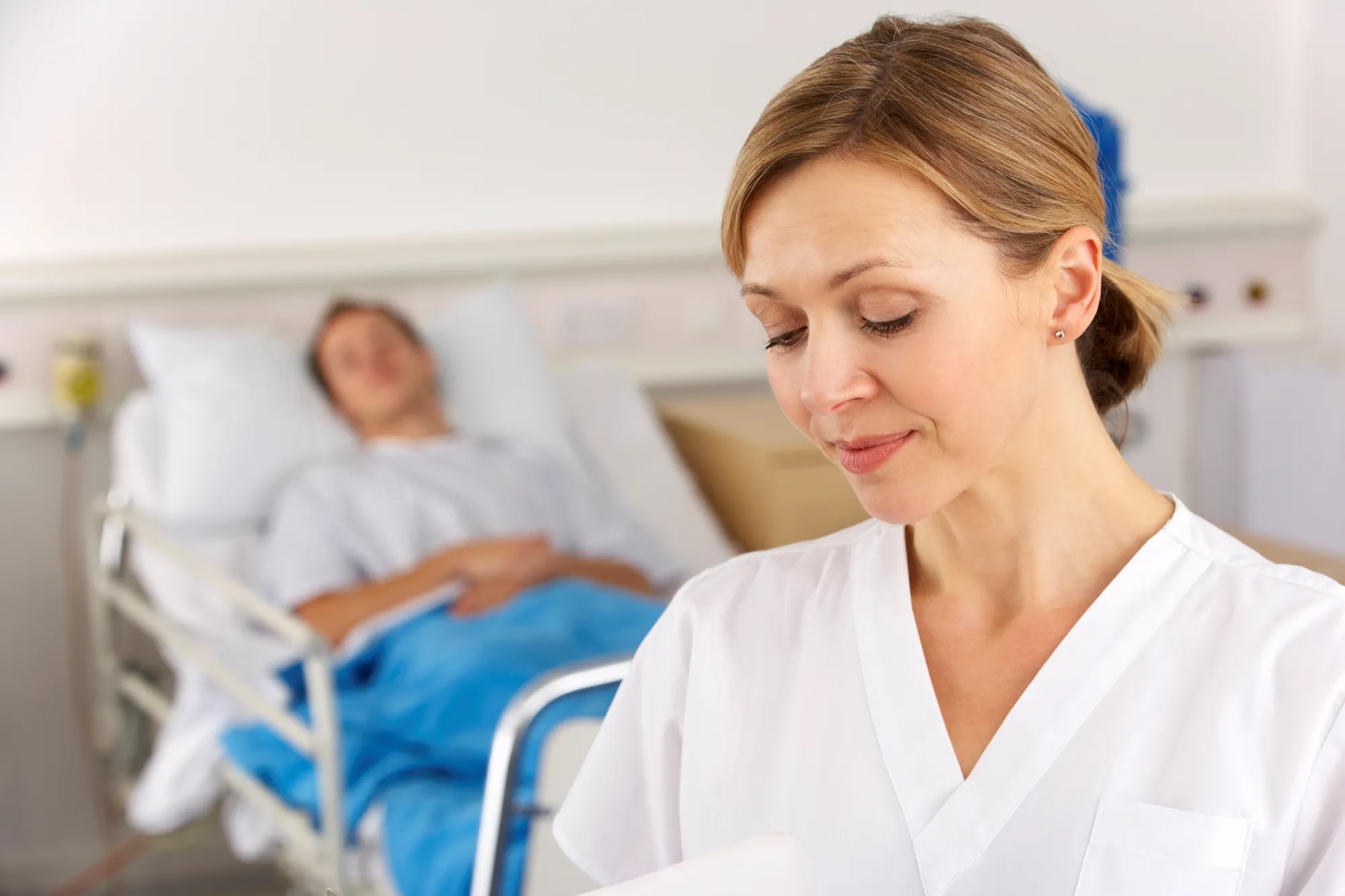 Image of Doctor at hospital with patient