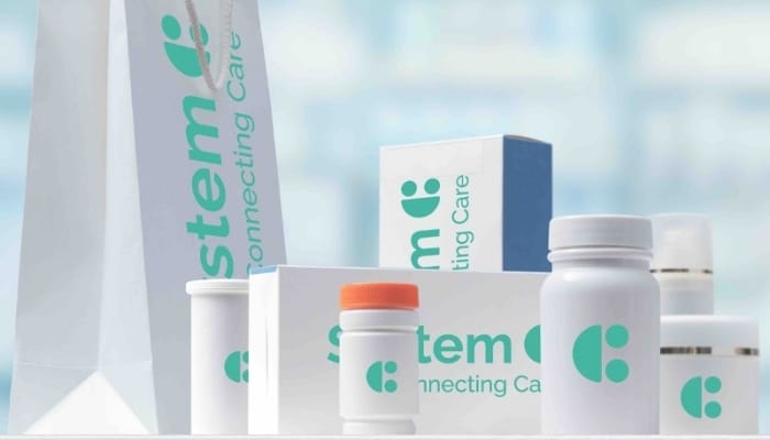 A picture of System C branded medicine from a pharmacy.