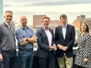 Members of the System C leadership team at the Liverpool Waters office.