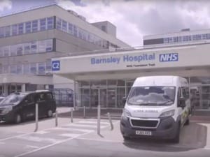 A picture of the outside of Barnsley Hospital NHS Foundation Trust