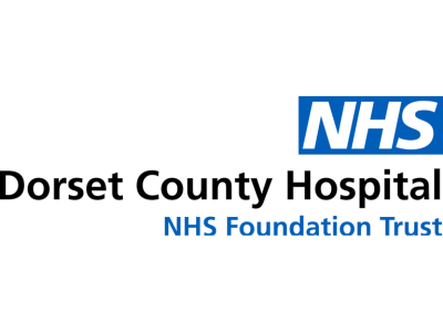 Dorset County Hospital NHS logo.