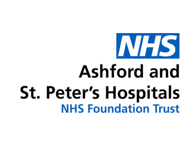 Ashford and St. Peter's Hospitals NHS Foundation Trust logo.