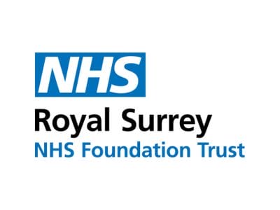 Royal Surrey NHS Foundation Trust logo.