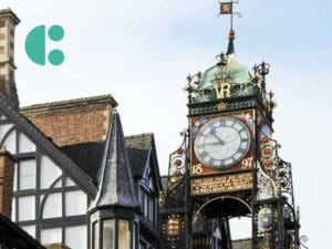 A picture of Cheshire West & Chester town centre.