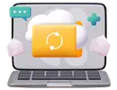 CareFlow electronic patient record brochure Icon.