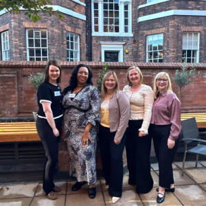 A picture of our Clinical Transformation Team at the Digital Midwives Roundtable Event.