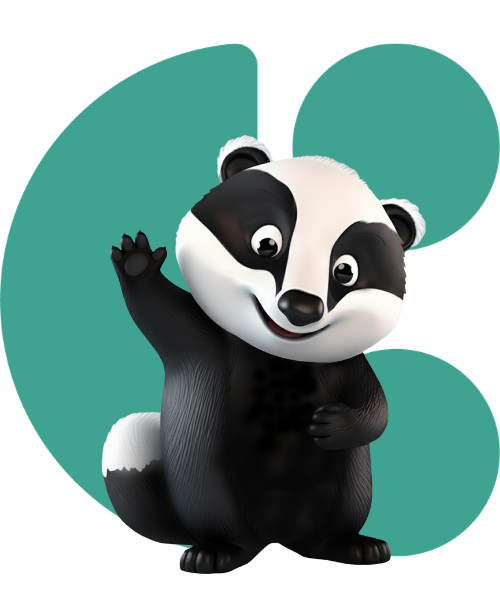 The BadgerNet Maternity badger with the System C logo.